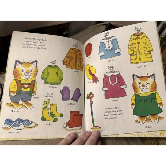 Richard Scarry’s Best Little Word Book Ever Golden Vtg Busiest Fire Fighters - Picture 10 of 16